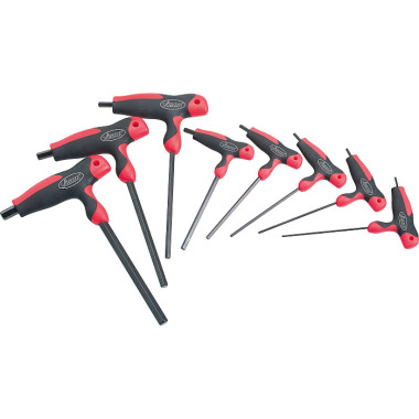 Vigor Hexagon T-handle screwdriver set - hexagon socket profile - 2?10 - Number of tools: 8 V1409