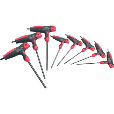 Vigor TORX® T-handle screwdriver set - inside TORX® profile - T9?T40 - Number of tools: 8 V1410