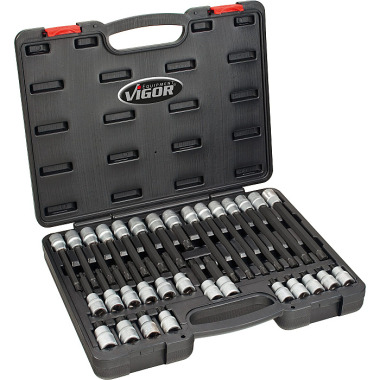 Vigor RIBE screwdriver bit set - Number of tools: 32 V2201