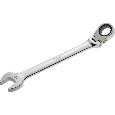 Vigor Joint ratchet combination wrench - external hexagon profile, external double hexagon profile - 19 V2817