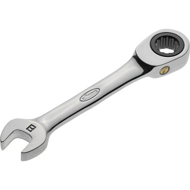 Vigor Ratchet combination wrench, short - outside hexagon profile, outside double hexagon profile - 8 V2822