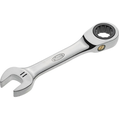 Vigor Ratchet combination wrench, short - outside hexagon profile, outside double hexagon profile - 11 V2825