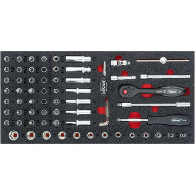 Vigor Socket wrench tool set - Number of tools: 67 V4971