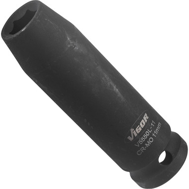 Vigor Impact wrench socket insert, long V5550L-11