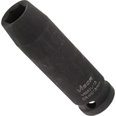 Vigor Impact wrench socket insert, long V5550L-13