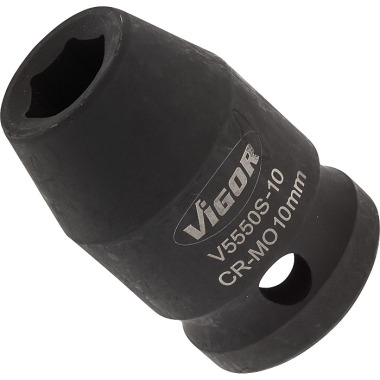 Vigor Impact wrench socket insert, short V5550S-10