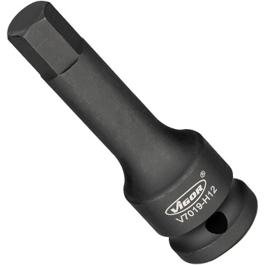 Vigor Impact wrench screwdriver insert for hexagon socket profile V7019-H12