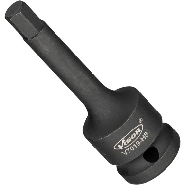 Vigor Impact wrench screwdriver insert for hexagon socket profile V7019-H8