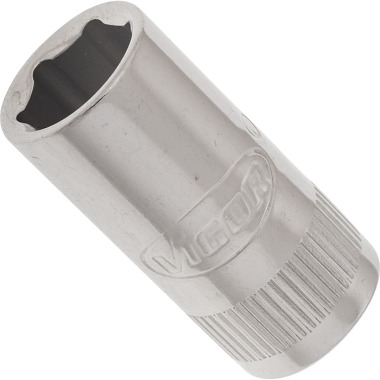 Vigor Socket wrench insert - square hollow 6.3 mm (1/4 inch) - outside hexagon profile - 8 V2420N