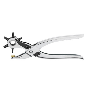 Rennsteig Nickel plated Revolving Punch Pliers 102 220 4