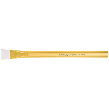 Rennsteig Bricklayer’s chisel 26 x 300 mm, 8-edge 18 mm, lacquered 350 300 1