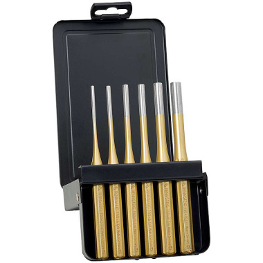 Rennsteig Pin punch set in metal case 425 160 0