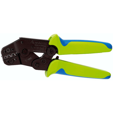 Rennsteig Crimping pliers PEW 8 for uninsulated blade connectors 0.25 - 1.5 mm², with contact 618 040 3 1