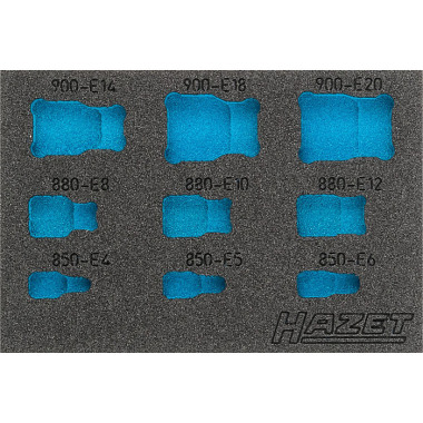 HAZET 2K soft foam insert 163-360L