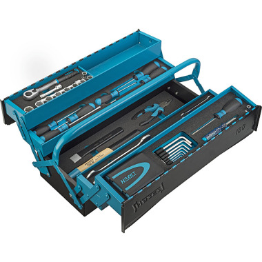 HAZET Metal tool box with assortment - number of tools: 79 190/79