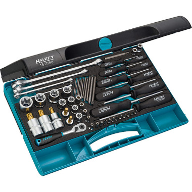 HAZET TORX® tool set - Number of tools: 58 1557/58