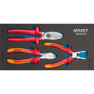 HAZET Pliers set VDE - Number of tools: 3 163-227/3