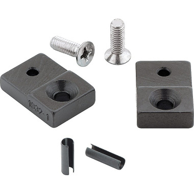 HAZET Spare parts set: 1 pair of embossing jaws, 15 mm wide, 2 screws, 2 clamping sleeves 1932-1/6