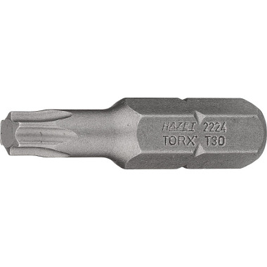 HAZET Bit - hexagon solid 8 (5/16 inch) - inside TORX® profile - T30 mm 2224-T30