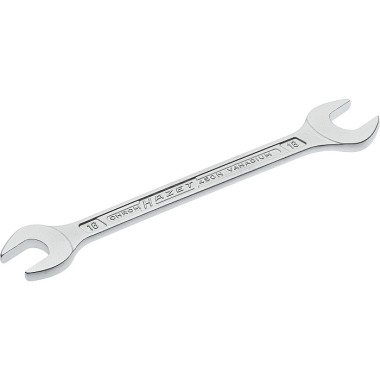 HAZET Double open-end wrench - external hexagon profile - 16 x 18 mm 450N-16X18