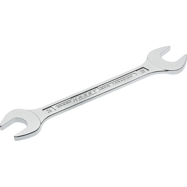 HAZET Double open-end wrench - external hexagon profile - 24 x 26 mm 450N-24X26