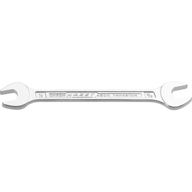 HAZET Double open-end wrench - outside hexagon profile - 1/2? x 9/16? 450NA-1/2X9/16VKH