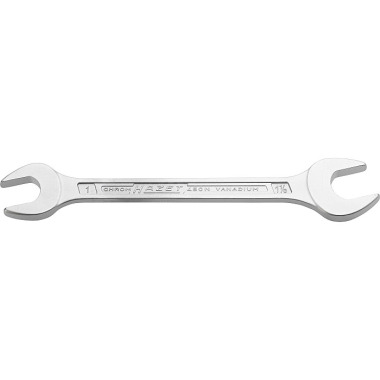 HAZET Double open-end wrench - outside hexagon profile - 1? x 1.1/8? 450NA-1X1.1/8VKH