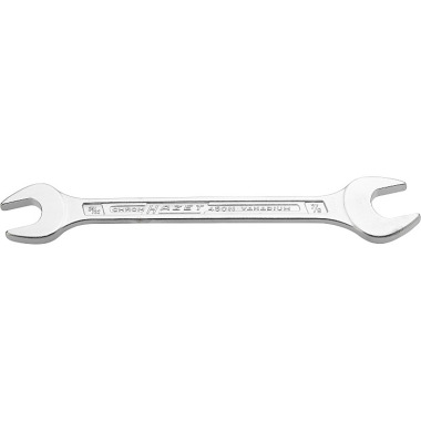 HAZET Double open-end wrench - outside hexagon profile - 25/32? x 7/8? 450NA-25/32X7/8VKH