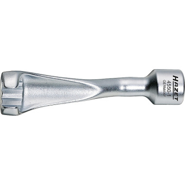 HAZET Injection line wrench - square 12.5 mm (1/2 inch) - external double hexagon profile - 17 mm 4550-1