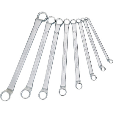 HAZET Double ring spanner set - external double hexagon profile - number of tools: 8 630/8