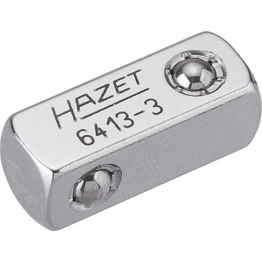 HAZET Through-square - solid square 10 mm (3/8 inch) - solid square 10 mm (3/8 inch) 6413-3