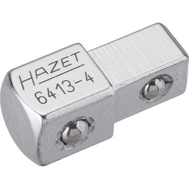 HAZET Through-square - solid square 10 mm (3/8 inch) - solid square 12.5 mm (1/2 inch) 6413-4