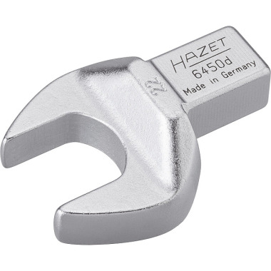 HAZET Insert open-end wrench - insert square 14 x 18 mm - outside hexagon profile - 22 mm 6450D-22