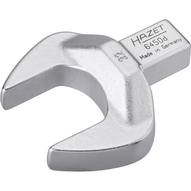 HAZET Insert open-end wrench - insert square 14 x 18 mm - outside hexagon profile - 32 mm 6450D-32