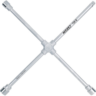 HAZET Cross wrench - external hexagon profile - 15/16 x 1.1/16 x 1.1/4 x external square drive 20 = 3/4 inch mm 720S