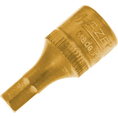 HAZET Screwdriver socket - square hollow 6.3 mm (1/4 inch) - hexagon socket profile - 5 mm 8501-5