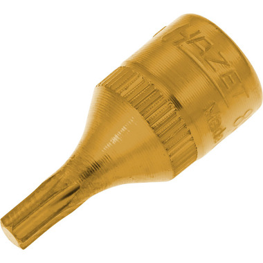 HAZET Screwdriver socket TORX® - square hollow 6.3 mm (1/4 inch) - inside TORX® profile - T20 mm 8502-T20