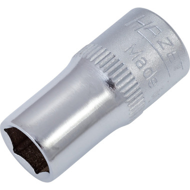 HAZET Socket wrench insert (6kt.) - Square hollow 6.3 mm (1/4 inch) - Outside hexagon traction profile - 9/32 mm 850A-9/32