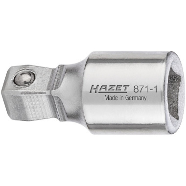 HAZET Extension, pivoting - hollow square 6.3 mm (1/4 inch) - solid square 6.3 mm (1/4 inch) 871-1