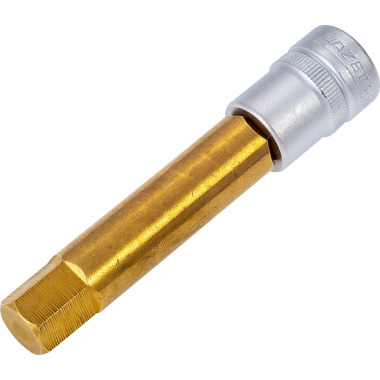 HAZET Screwdriver socket - hollow square 10 mm (3/8 inch) - hexagon socket profile - 12 mm 8801-12