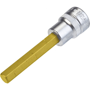 HAZET Screwdriver socket - square hollow 10 mm (3/8 inch) - hexagon socket profile - 5/16 mm 8801A-5/16