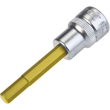 HAZET Screwdriver socket - square hollow 10 mm (3/8 inch) - hexagon socket profile - 7/32 mm 8801A-7/32