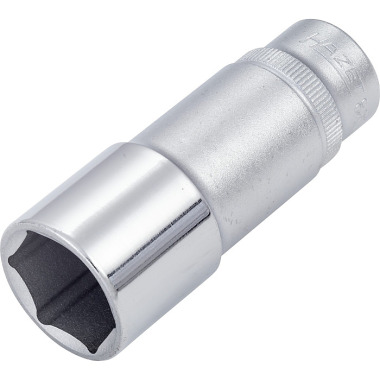 HAZET Socket wrench insert (hexagon) - square 10 mm (3/8 inch) - external hexagon traction profile - 19 mm 880LG-19