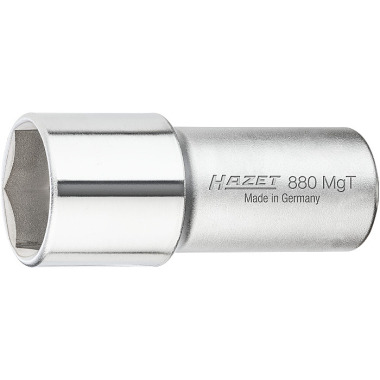 HAZET Spark plug socket - square 10 mm (3/8 inch) - outside hexagon profile - 20.8 mm - 13?16 ? 880MGT