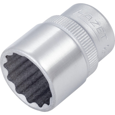 HAZET Socket wrench insert (double hexagon) - square 10 mm (3/8 inch) - external double hexagon traction profile - 16 mm 880Z-16