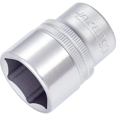 HAZET Socket wrench insert (hexagon) - square 12.5 mm (1/2 inch) - external hexagon traction profile - 23 mm 900-23