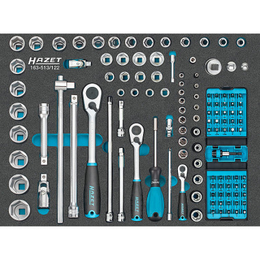 HAZET Socket wrench set 163-513/122