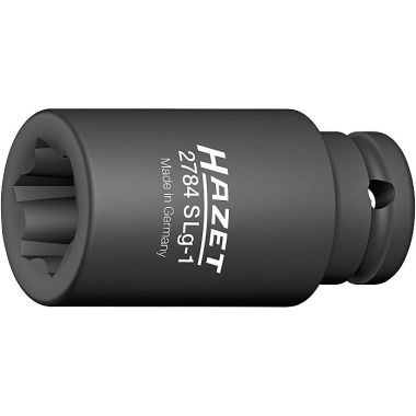 HAZET Impact, machine screwdriver socket insert with special profile 2784SLG-1