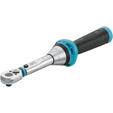 HAZET Torque wrench - Nm min-max: 1 - 9 Nm - Tolerance: 4% - Square 6.3 mm (1/4 inch) 5107-3CT