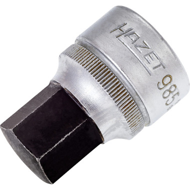 HAZET Screwdriver socket - square 12.5 mm (1/2 inch) - hexagon socket profile - 17 mm 985-17